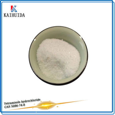 O branco do HCL do hidrocloro de Pharma Tetramisole pulveriza CAS 5086-74-8