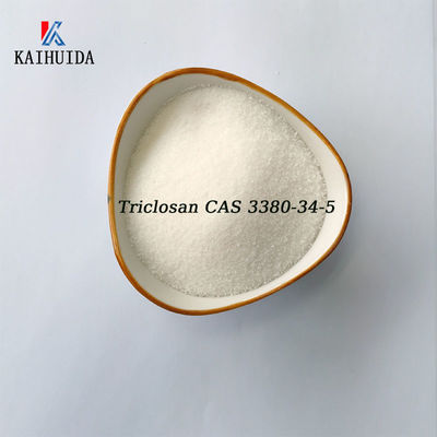 Matéria prima cosmética do pó de CAS 3380-34-5 Triclosan da pureza de 99%