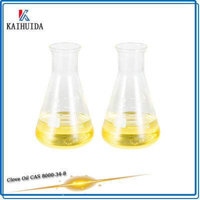 Óleo de cravo-da-índia do extrato da planta e matéria prima CAS 8000-34-8 do eugenol