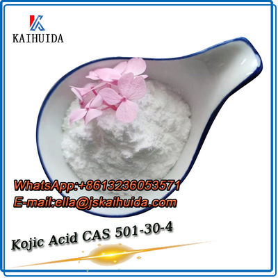 Cosméticos Matéria-Prima Branqueamento da pele CAS 501-30-4 Ácido cójico